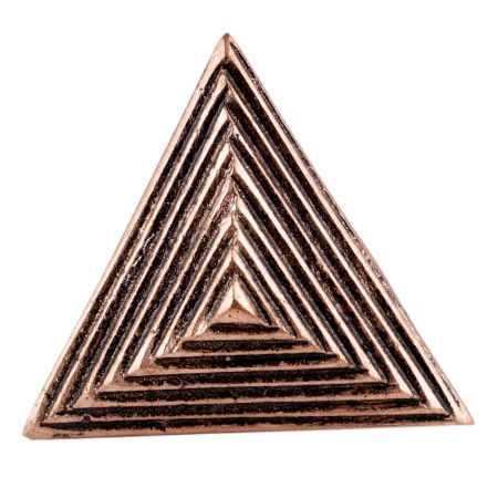 Triangular Pyramid Antique Copper Aluminium Cabinet Knob